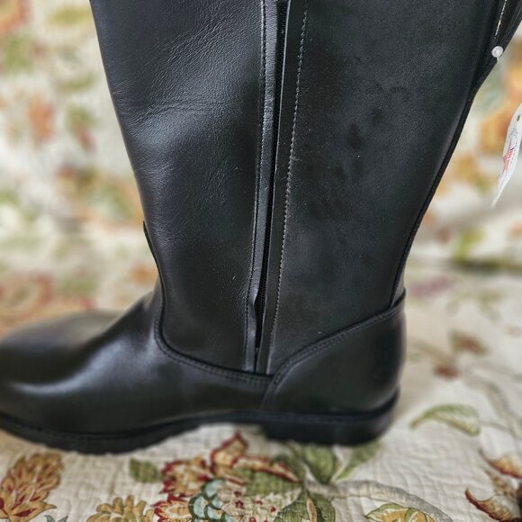 NIB Men's Cruiserworks Black Moto Boots, Size 12.5, Leather, Made in USA - Picture 5 of 13